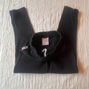 Equistar Girls Black Breeches Riding Pants Cotton Lycra Knee Patches Size 8